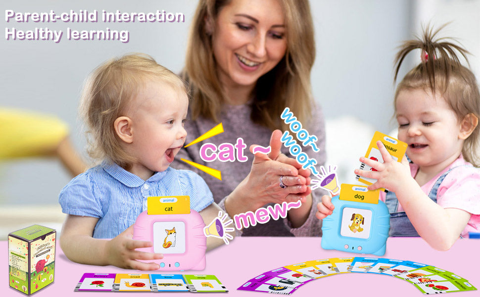 Talking Flash Card Learning Toys: Learn English Fun and Easy for Kids