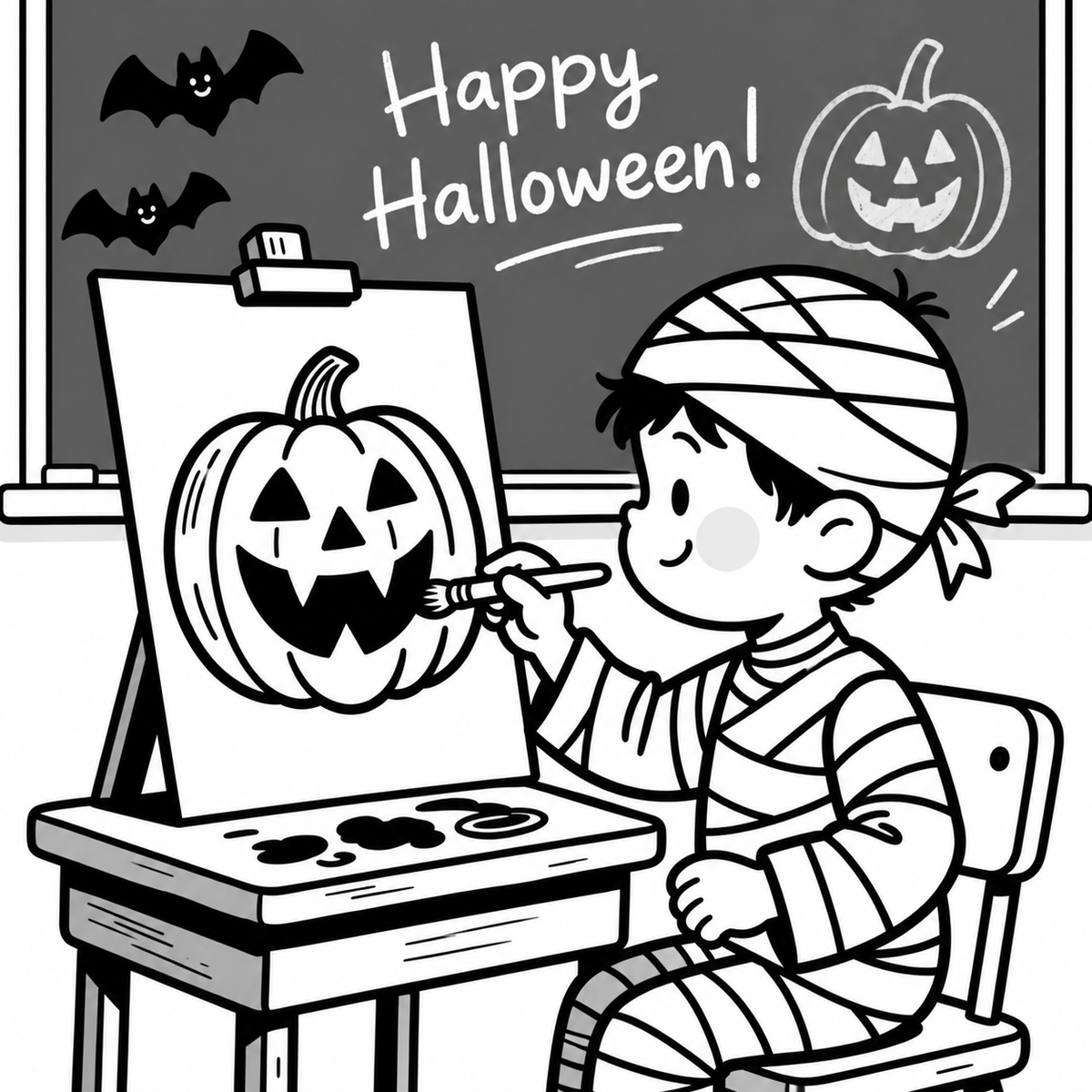 Monster School: Halloween Classroom Adventures Coloring Book
