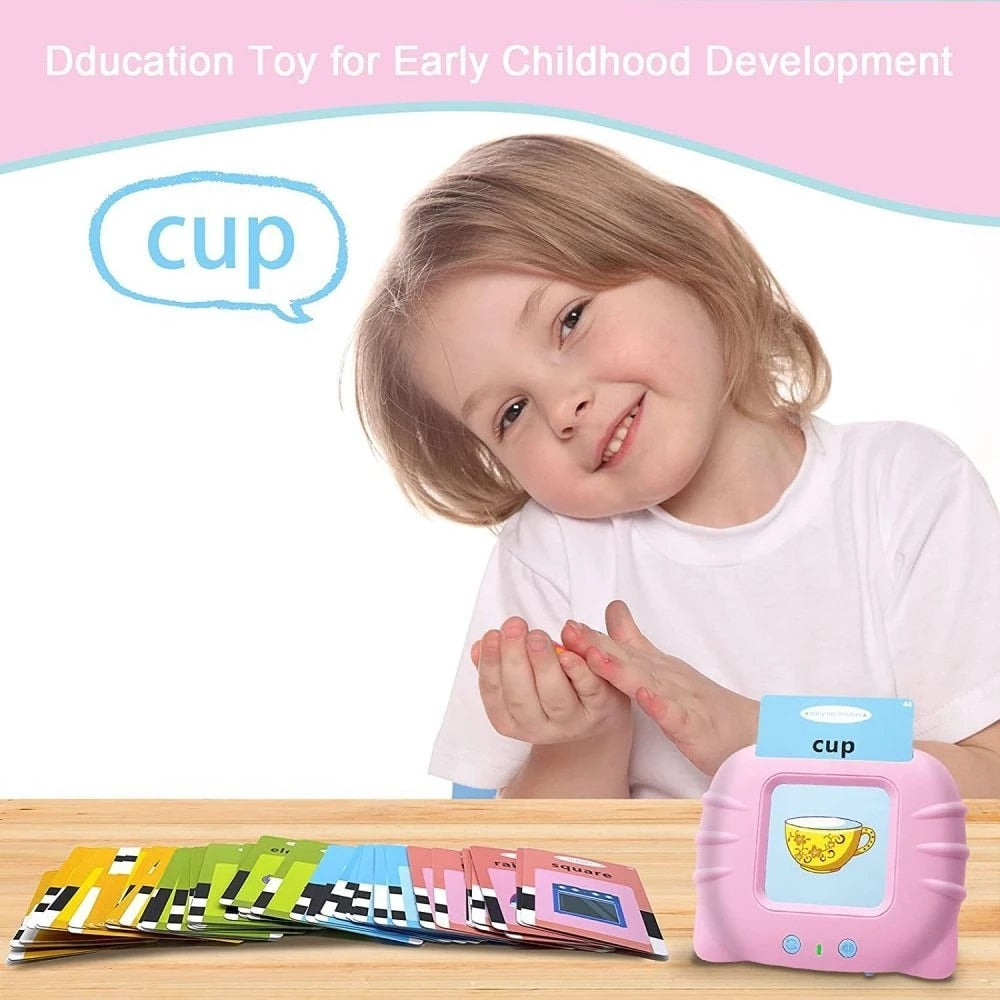 Talking Flash Card Learning Toys: Learn English Fun and Easy for Kids
