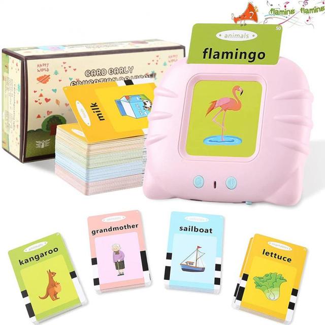 Talking Flash Card Learning Toys: Learn English Fun and Easy for Kids