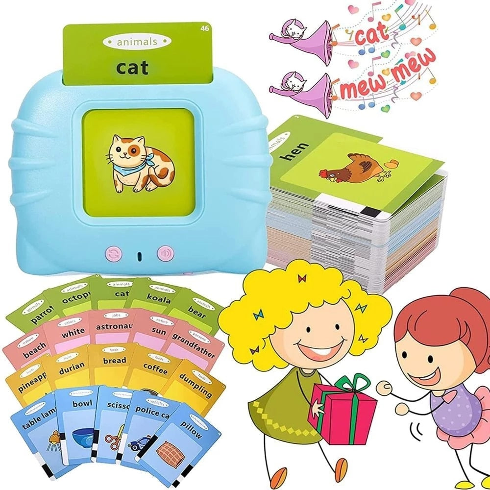 Talking Flash Card Learning Toys: Learn English Fun and Easy for Kids