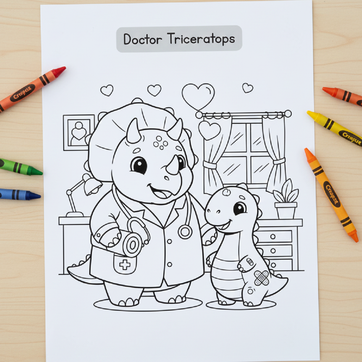 Printable Dinosaur Coloring & Activity Book for Kids Ages 3-8 | Digital Download