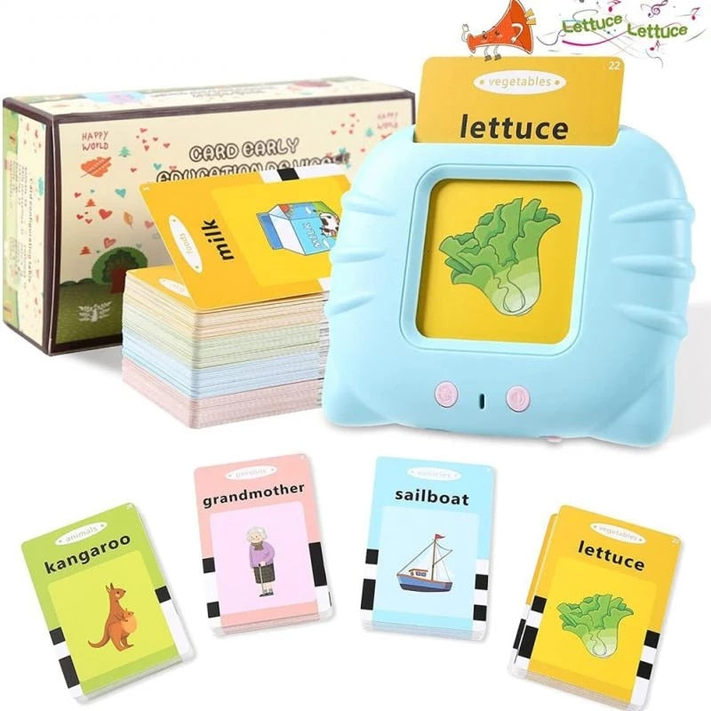 Talking Flash Card Learning Toys: Learn English Fun and Easy for Kids